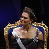 Victoria de Suecia con la Tiara Baden en los Premios Nobel 2024