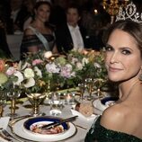 Magdalena de Suecia con la Tiara Connaught en los Premios Nobel 2024