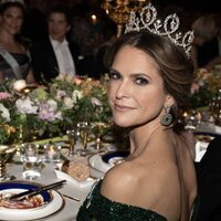 Magdalena de Suecia con la Tiara Connaught en los Premios Nobel 2024