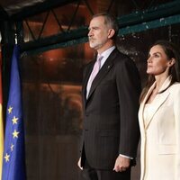 Los Reyes Felipe y Letizia en su encuentro con la colectividad española en Italia en su Viaje de Estado a Italia