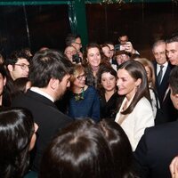 La Reina Letizia en su encuentro con la colectividad española en Italia en su Visita de Estado a Italia