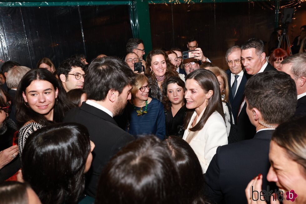 La Reina Letizia en su encuentro con la colectividad española en Italia en su Visita de Estado a Italia