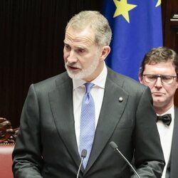 El Rey Felipe VI en su discurso en la Cámara de Diputados de Italia en su Visita de Estado a Italia