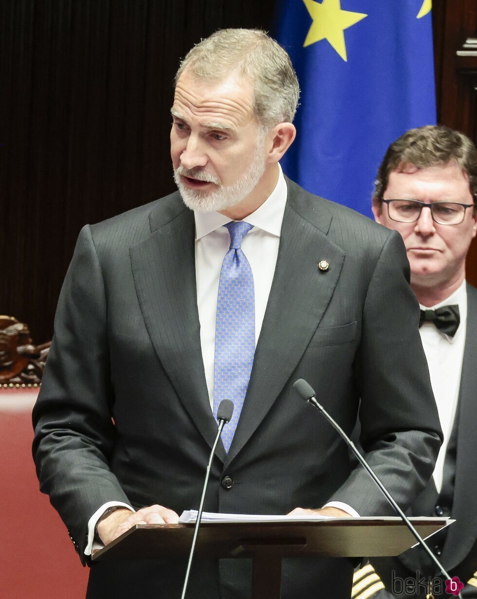 El Rey Felipe VI en su discurso en la Cámara de Diputados de Italia en su Visita de Estado a Italia