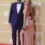 Risto Mejide y Grecia Castta en la alfombra roja de los Premios Forqué 2024