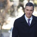 Pedro Sánchez en el tanatorio de Marisa Paredes