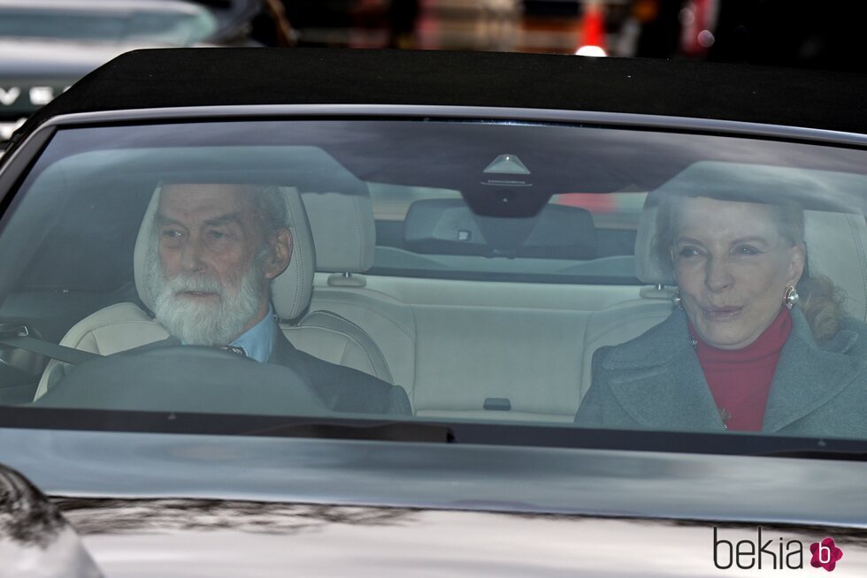 El Príncipe Michael de Kent y la Princesa Michael de Kent en el almuerzo prenavideño de la Familia Real Británica 2024