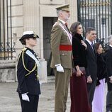 Los Reyes Felipe y Letizia, la Princesa Leonor y autoridades en la Pascua Militar 2025