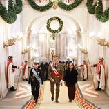 Los Reyes Felipe y Letizia y la Princesa Leonor en el Palacio Real en la Pascua Militar 2025