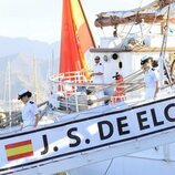 La Princesa Leonor desembarca del Elcano en Tenerife en su primera parada desde que comenzó su crucero de instrucción