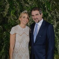 Foto oficial de la boda de Nicolás de Grecia y Chrysi Vardinoyannis