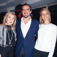 Marianna Vardinoyannis, Nicolás de Grecia y Tatiana Blatnik