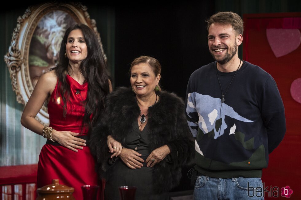 María Sánchez y su madre junto a José María Almoguera en la gala 7 de 'GH DÚO 3'