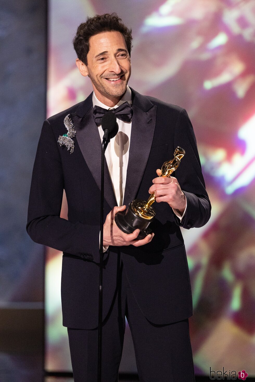 Adrien Brody con su Oscar 2025 a Mejor Actor por 'The Brutalist'