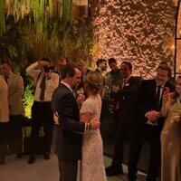 Nicolás de Grecia y Chrysi Vardinoyannis en su primer baile de casados en su boda