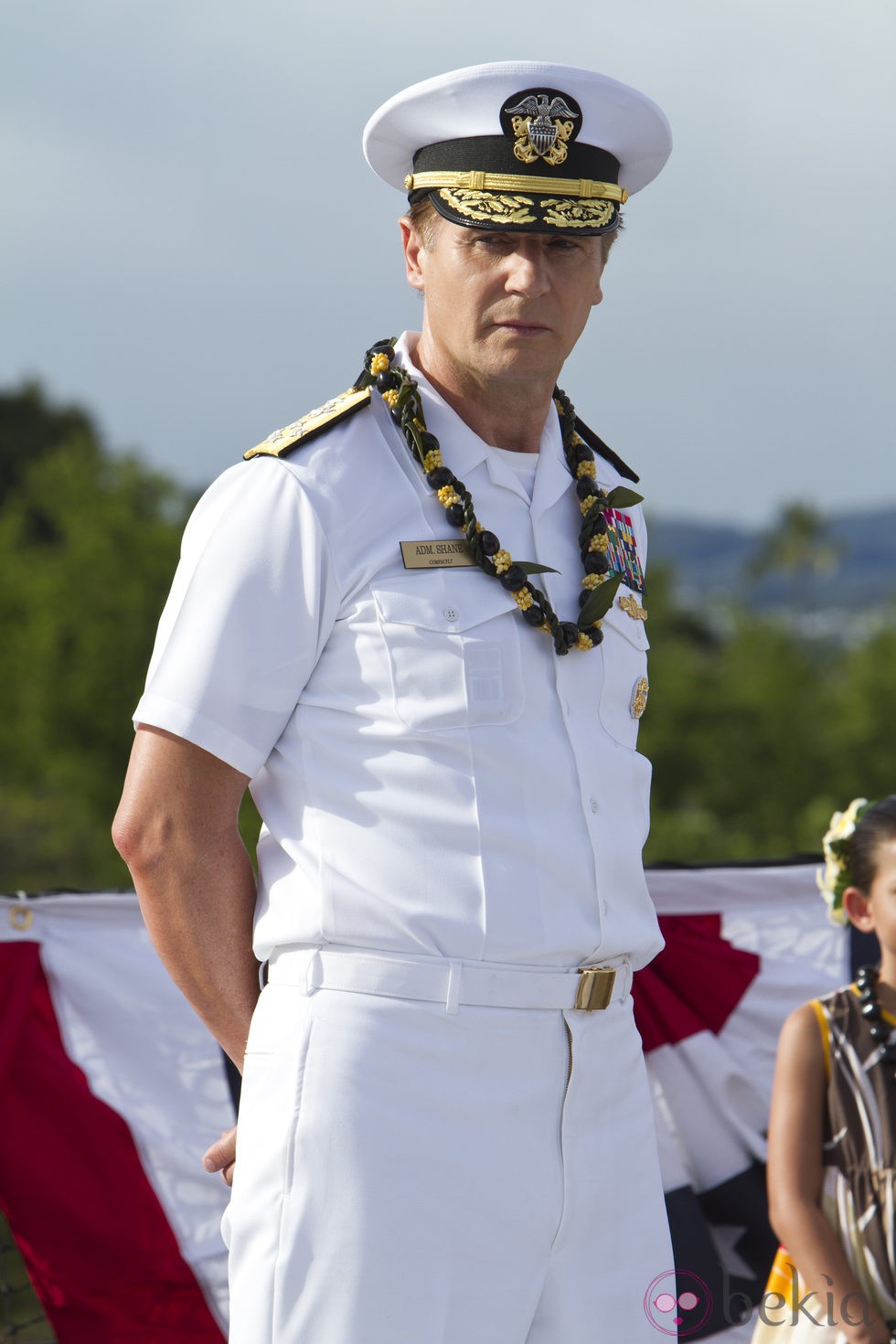 Liam Neeson en la película 'Battleship'