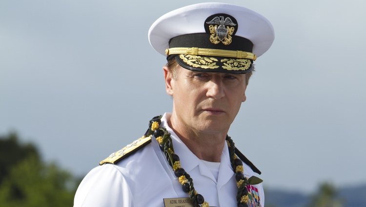 Liam Neeson en la película 'Battleship'