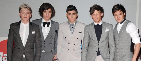 One Direction en los premios Brit 2012