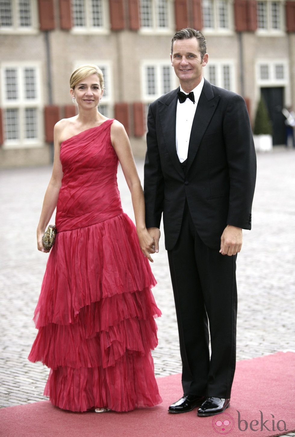 La Infanta Cristina e Iñaki Urdangarin en el cumpleaños de Guillermo Alejandro de Holanda