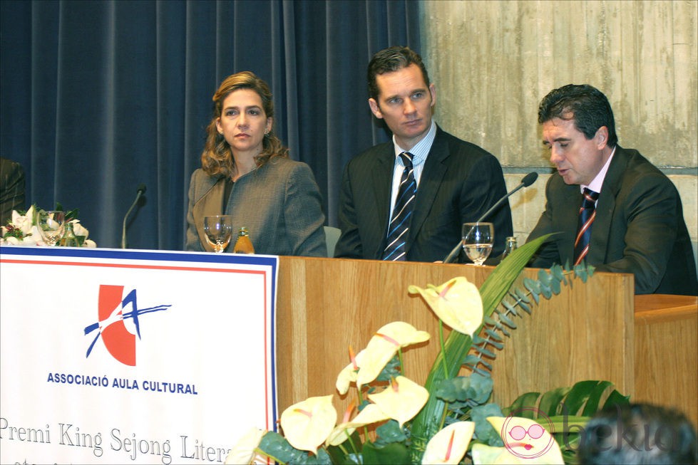 La Infanta Cristina e Iñaki Urdangarin con Jaume Matas