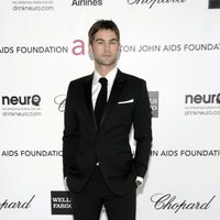 Chase Crawford en la fiesta de Elton John tras los Oscar 2012