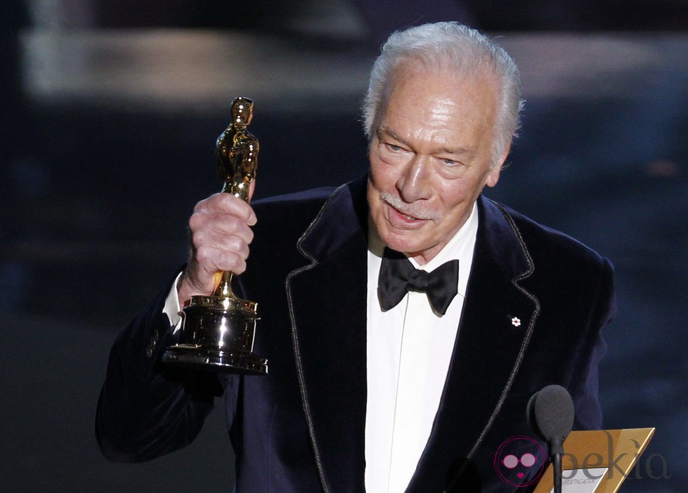 Christopher Plummer recoge su Oscar 2012 como Mejor Actor Secundario