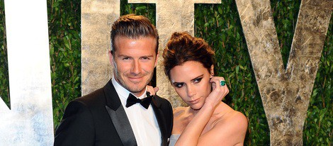 David y Victoria Beckham en la fiesta Vanity Fair tras los Oscar 2012