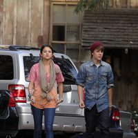 Justin Bieber y Selena Gomez paseando por Hollywood