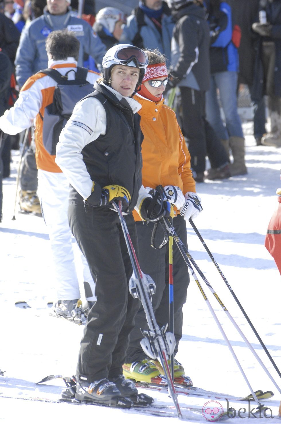 Las Infantas Elena y Cristina en Baqueira Beret