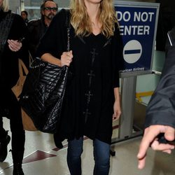 Heidi Klum en el aeropuerto de Los Ángeles