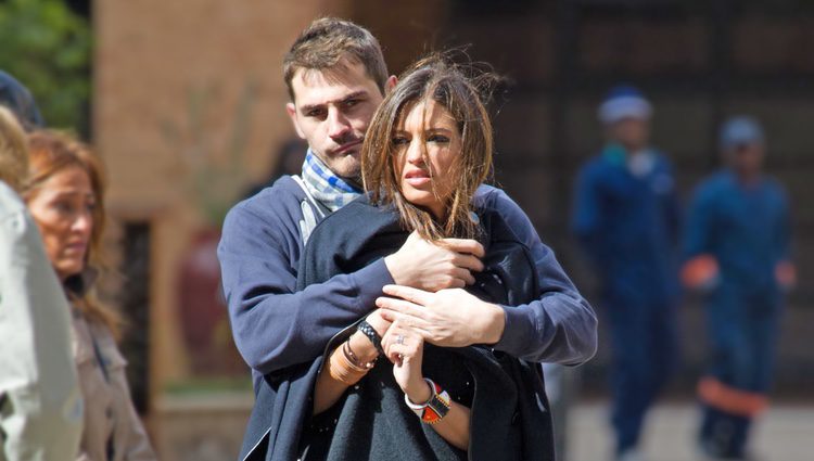 Sara Carbonero e Iker Casillas por las calles de Madrid