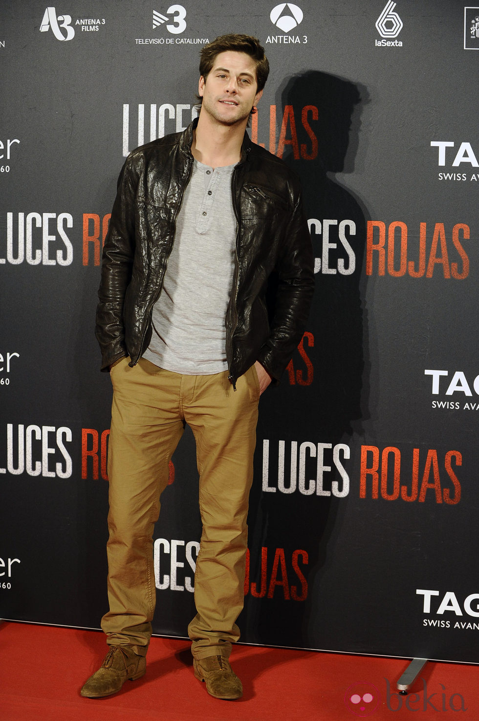 Luis Fernández en el estreno de 'Luces Rojas' en Madrid