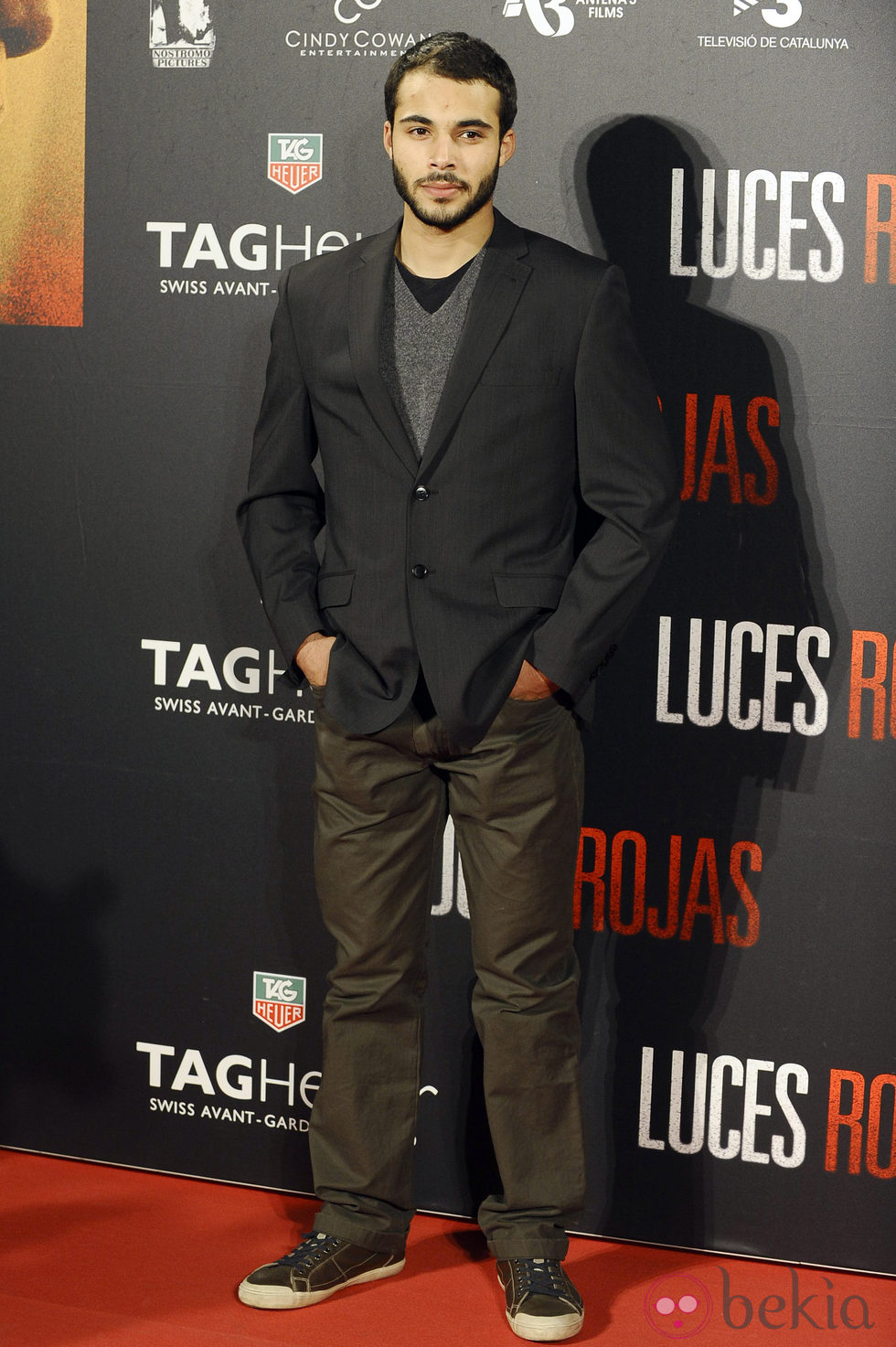 Nasser Saleh en el estreno de 'Luces Rojas' en Madrid