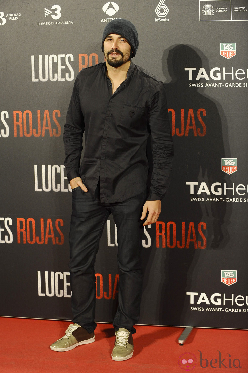 Álex García en el estreno de 'Luces Rojas' en Madrid