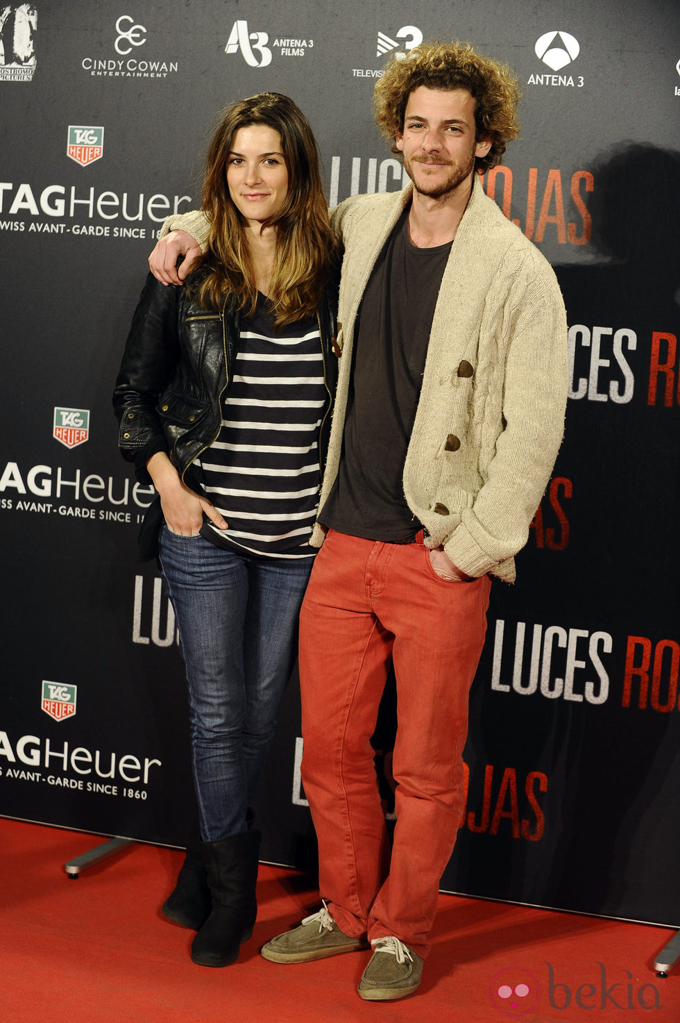 Guillermo Barrientos en el estreno de 'Luces Rojas' en Madrid