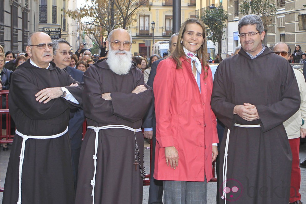 La Infanta Elena a su llegada al templo del Cristo de Medinaceli