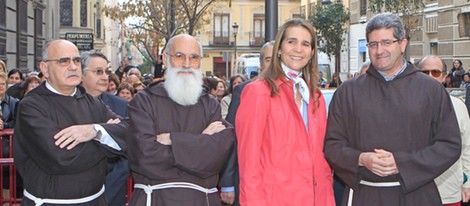 La Infanta Elena a su llegada al templo del Cristo de Medinaceli