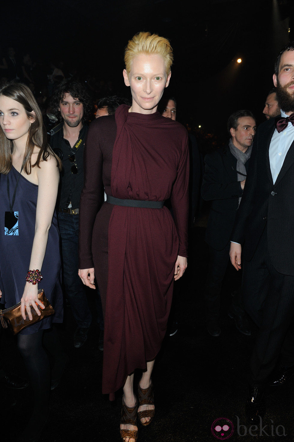 Tilda Swinton en la fiesta de Alber Elbaz para Lanvin