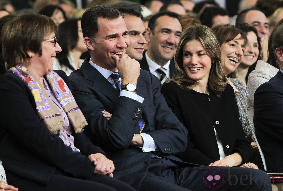 Los Príncipes de Asturias en el homenaje a los 'Tesoros vivos de la televisión'