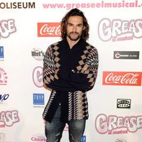 Iván Sánchez en el estreno de 'Grease'