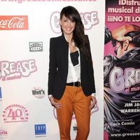 Noelia López en el estreno de 'Grease'