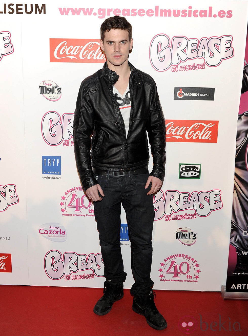 Gonzalo Ramos en el estreno de 'Grease'