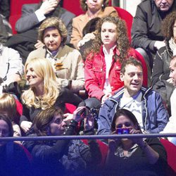 Cayetana Guillén Cuervo y Omar Ayyashi en el concierto de Amaia Montero