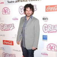 Daniel Huarte en el estreno de 'Grease'