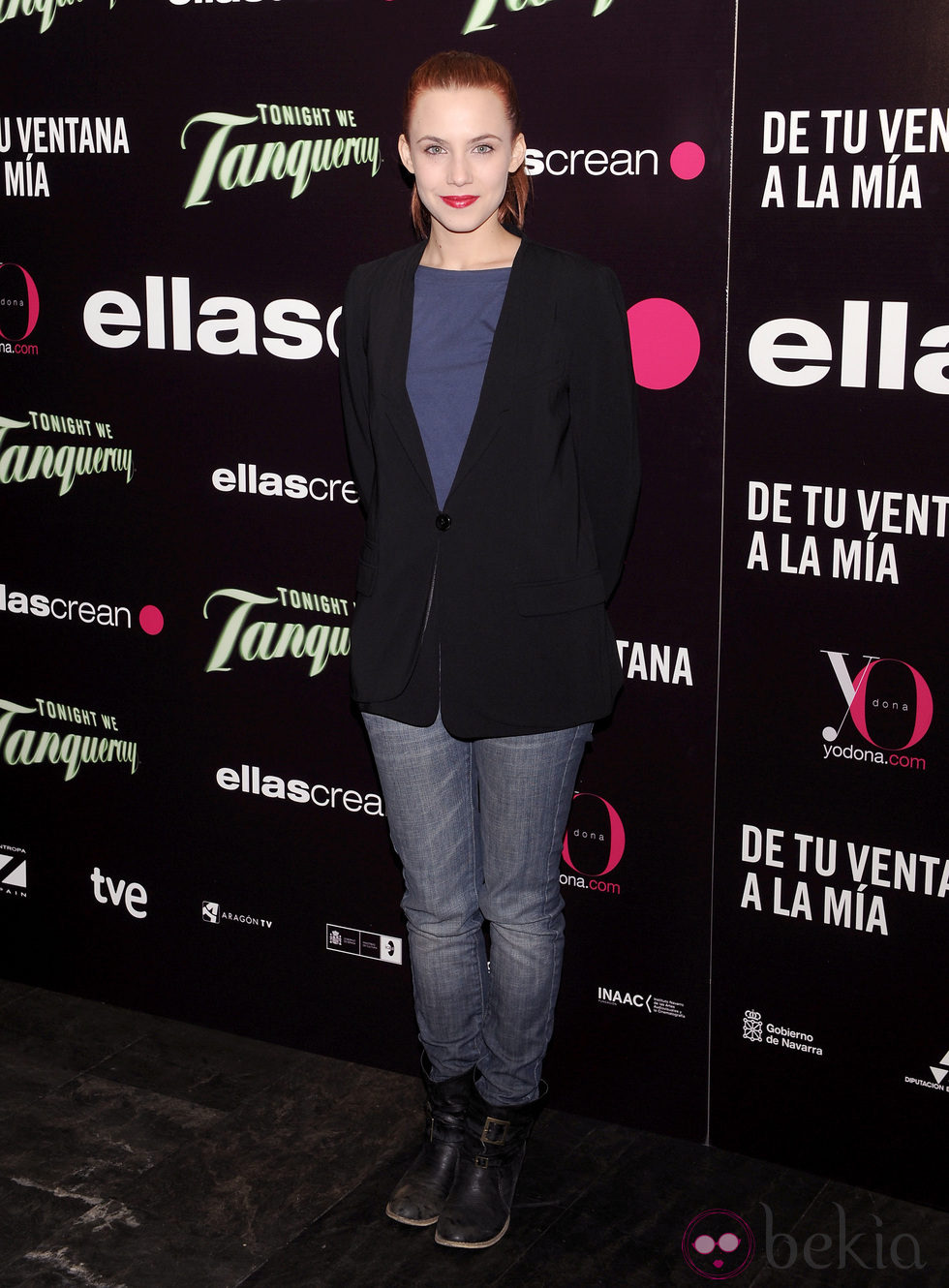 Aura Garrido en el estreno de 'De tu ventana a la mía'