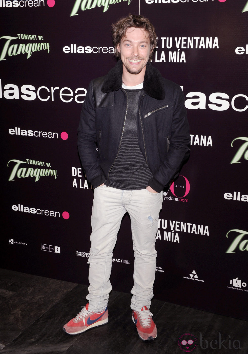 Jan Cornet en el estreno de 'De tu ventana a la mía'