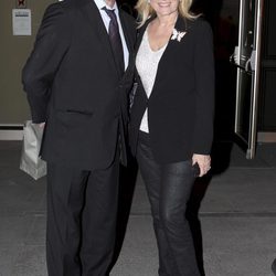 Rosa Benito y Amador Mohedano saliendo del Auditorio Nacional de Madrid