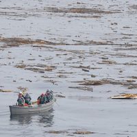 Rescatado un hombre en alta mar tras el tsunami de Japón