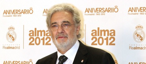 Plácido Domingo en los premios Alma 2012 de la Fundación del Real Madrid