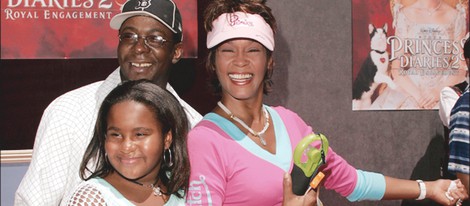 Bobby Brown, Whitney Houston y su hija Bobbi Kristina